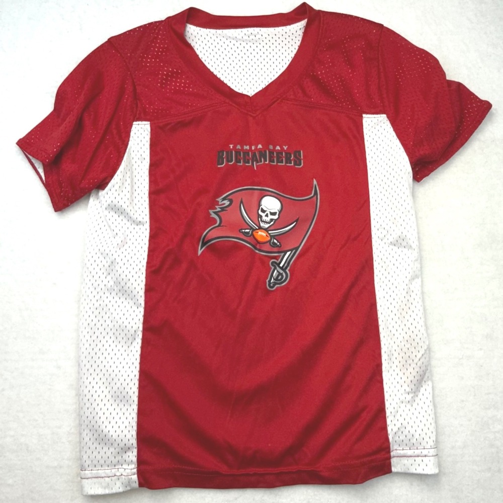 Tampa‎ Bay Buccaneers NFL Flag Football Jersey Red Youth Kid's Size
